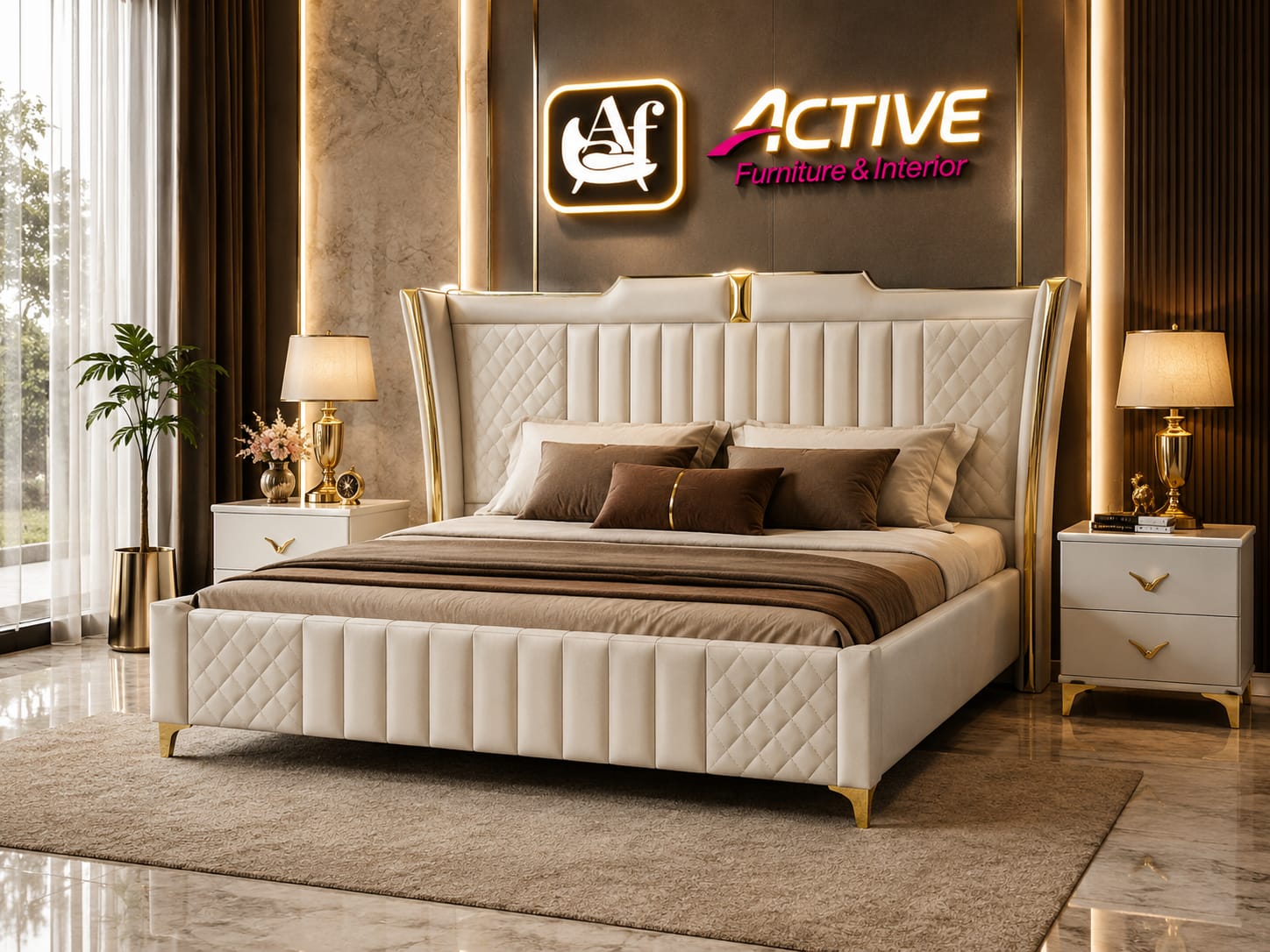 King Size Bed Active Furniture